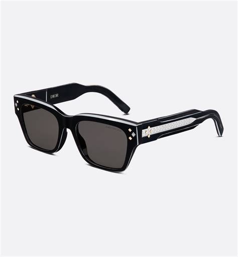 dior cd diamond s21|CD Diamond S2I Black Rectangular Sunglasses .